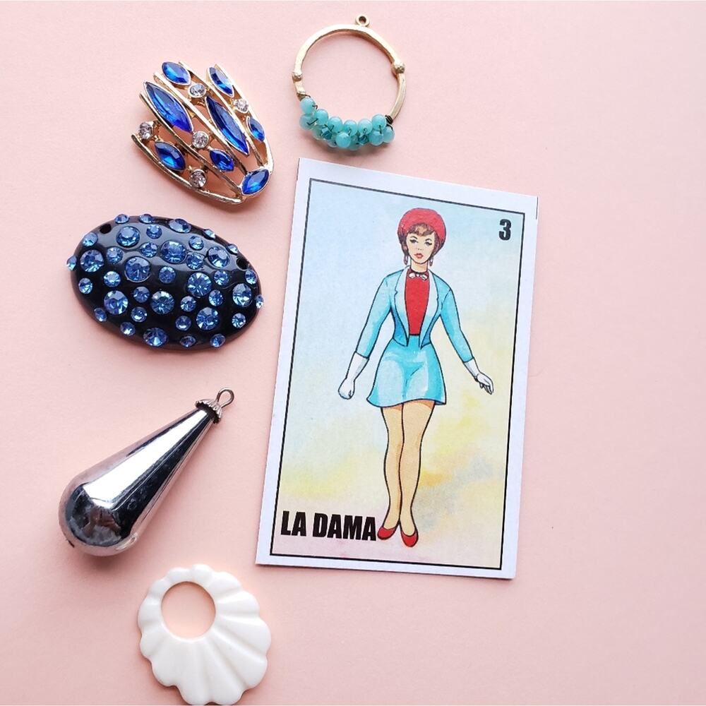 Four Random Charms, Findings, Vintage Bits, Zazzle